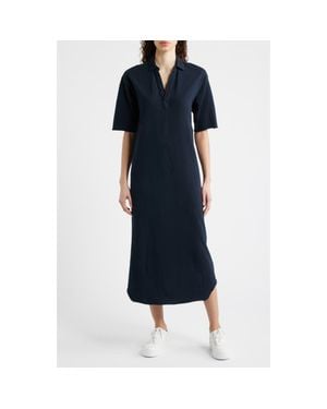 Frank & Eileen Emma Johnny Collar Maxi Dress - Blue