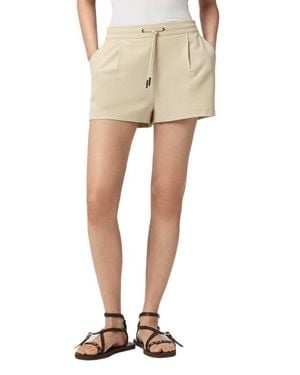 AllSaints Aleida Drawstring Shorts - Natural