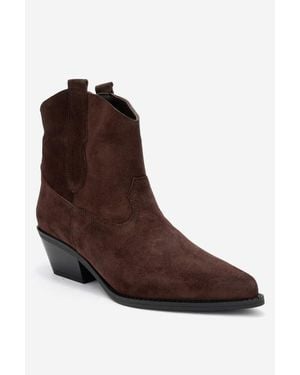 Forever & Always Shoes Elia Leather Western Boot - Brown