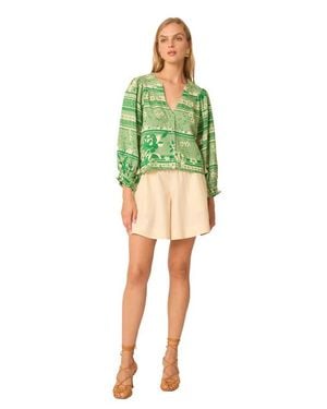 Gilner Farrar Kayla Blouse - Green