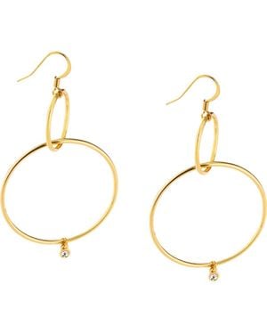 Fosterie Ola Gem Drop Earrings - Metallic
