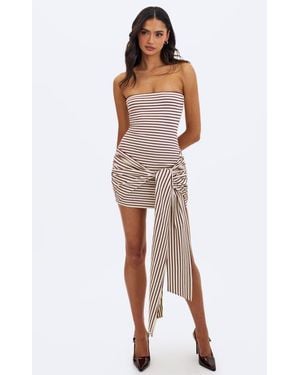 Miss Circle Tommie Lyocell Jersey Tie Strap Mini Dress - Multicolor