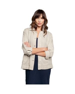 Celtic & Co. Linen Boxy Jacket - Natural