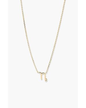 MEJURI Zodiac Sign Necklace - White