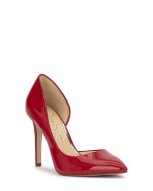 Jessica Simpson Prizma Half-D'Orsay Pump - Red