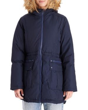 Modern Eternity Convertible Down 3-In-1 Maternity Jacket - Blue