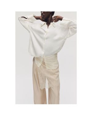 H&M Lace Hip Scarf - Natural