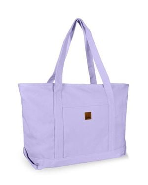Alix Ghost 23 Carryall Canvas Tote Bag - Purple