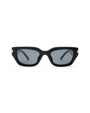 Le Specs Cubito 51Mm Polarized Square Sunglasses - Black