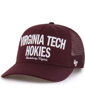 '47 Virginia Tech Hokies Contemporary Hitch Trucker Adjustable Hat - Red
