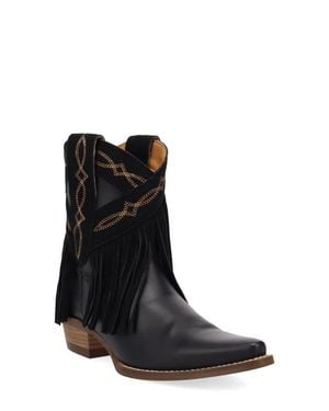 Dingo Last Ride Fringe Western Boot - Black