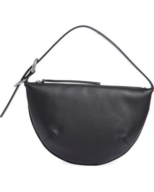 Rag & Bone Small Mercer Leather Hobo Bag - Black