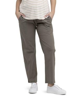Ripe Maternity Philly Cotton Pant - Gray