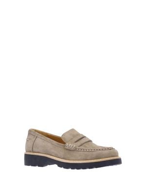 L'amour Des Pieds Lug Sole Penny Loafers - Gray