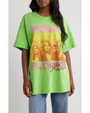 Merch Traffic Floyd Cotton Graphic T-Shirt - Green