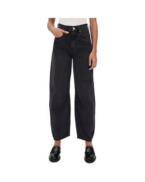 Blank NYC The Long Barrel Leg Jeans - Blue