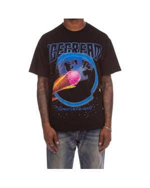 ICECREAM Streak Cotton Graphic T-Shirt - Black