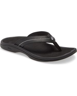 Olukai Ohana Flip Flop - Black
