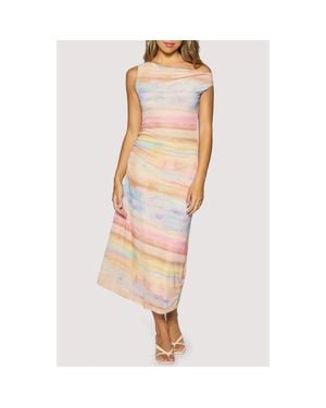 Lost + Wander Sunset Promenade One-Shoulder Maxi Dress - White
