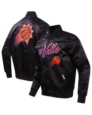 Pro Standard Phoenix Suns 2023/24 City Edition Satin Full-Snap Jacket - Black