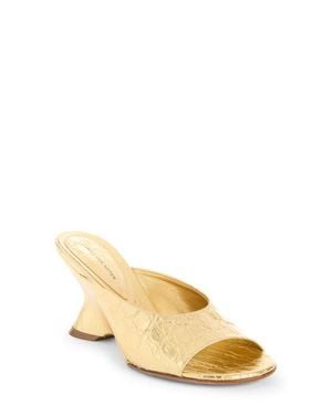 Dries Van Noten Wedge Slide Sandal - Natural