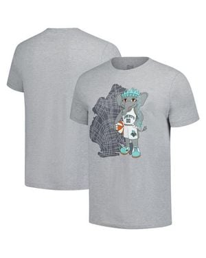 Stadium Essentials New York Liberty Ellie Mascot Borough T-Shirt - Gray