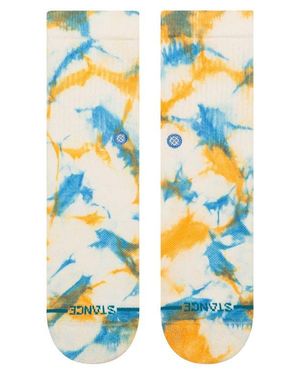 Stance Kids' Spotty Tie Dye Crew Socks - Blue