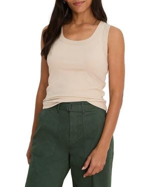 NIC+ZOE Perfect Knit Scoop Neck Tank - Green
