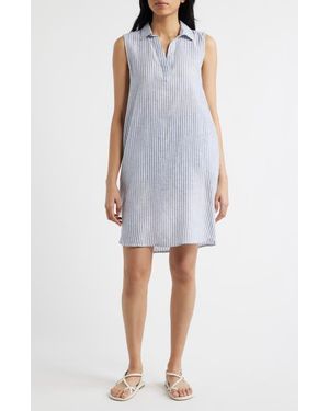 Beach Lunch Lounge Shelay Sleeveless Shift Dress - White
