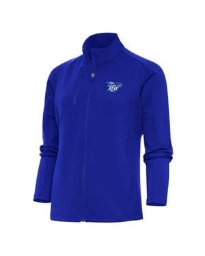 Antigua Royal Lubbock Christian Chaparral Generation Full-Zip Jacket - Blue