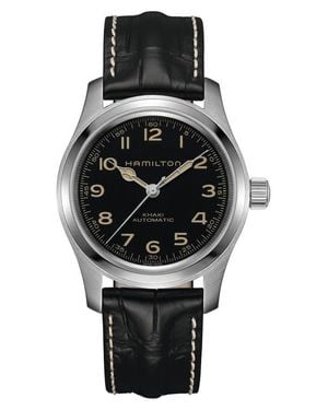 Hamilton Khaki Field Murph Automatic Bracelet Watch Gift Set, 42Mm - Black