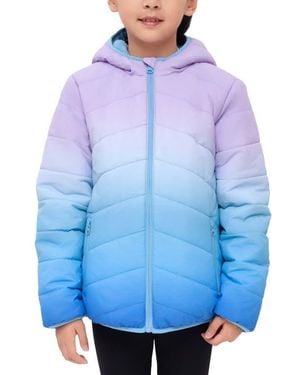 Rokka&Rolla Kids' Reversible Soft Fleece Jacket - Blue