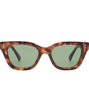 Aire Nightglow Cat Eye Sunglasses - Brown