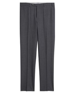Canali Siena Regular Fit Impeccabile Wool Suit Pants - Gray
