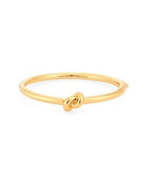 Kate Spade Sailor's Knot Hinge Bangle Bracelet - Metallic