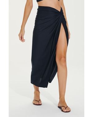 ViX Karen Cover-Up Midi Skirt - Blue