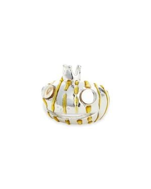 Collina Strada Frog Prince Recycled Pewter Ring - Metallic