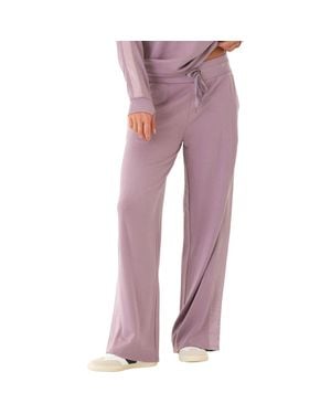 Threads For Thought Diane Fleece Wide Leg Sweatpants - Purple