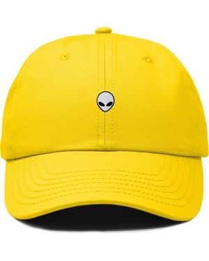 Alix Lil Alien Cotton Dad Cap - Yellow