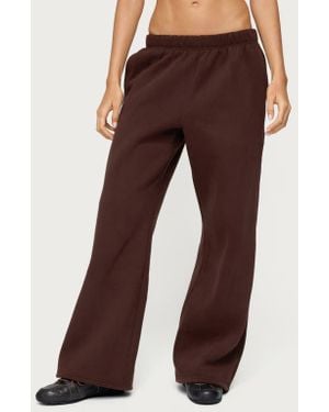 Edikted Really Sweatpants - Brown