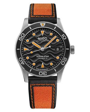 MIDO Ocean Star 39 Automatic Webbing Strap Watch, 39Mm - Black