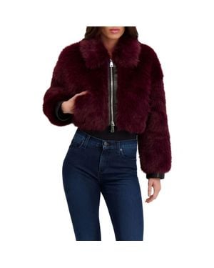 Lyla Grant Fur-Free Fox (Faux Fur) Zip Bolero - Blue