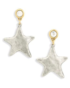 BRACHA Star Shine Drop Earrings - Metallic