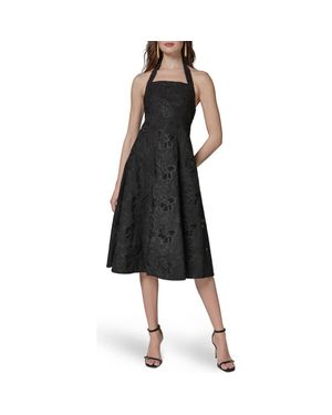 chinese dress ladies Sleeveless Midi A Line Halter Dress | A-Line Dress