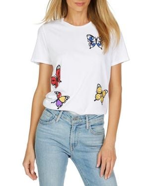 Lauren Moshi Croft Butterfly Top - Blue