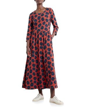 Seasalt Cornwall Emily Floral Print Maxi Dress - Red