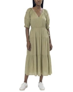 AREA STARS Side Tie Dress - Green
