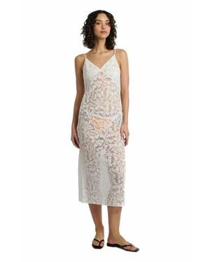 Onia Burnout Slip Dress - White