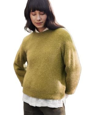 Celtic & Co. Crew Neck Alpaca Sweater - Green