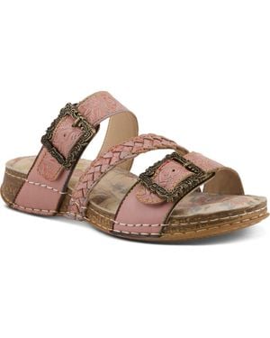 Spring Step Astra Slide Sandal - Brown